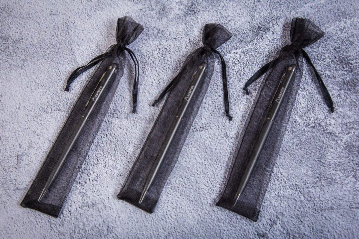 Sacchetti di organza 3,5 x 19 cm - nero Halloween