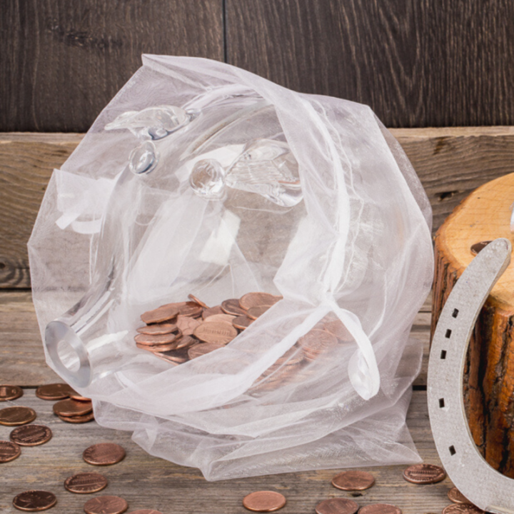 Sacchetti di organza 40 x 55 cm - argento Sacchi di organza