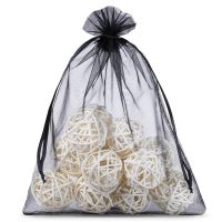 Sacchetti di organza 40 x 55 cm - nero Saco grandi 40x55 cm