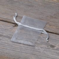 Sacchetti di organza 5 x 7 cm - argento Sacchetti occasionali