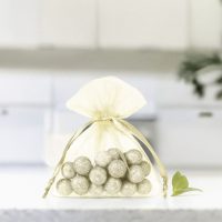 Sacchetti di organza 5 x 7 cm - avorio Sacchetti piccoli