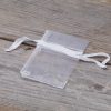 Sacchetti di organza 5 x 7 cm - bianco Regali per gli invitati