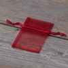 Sacchetti di organza 5 x 7 cm - bordeaux Sacchetto di Natale