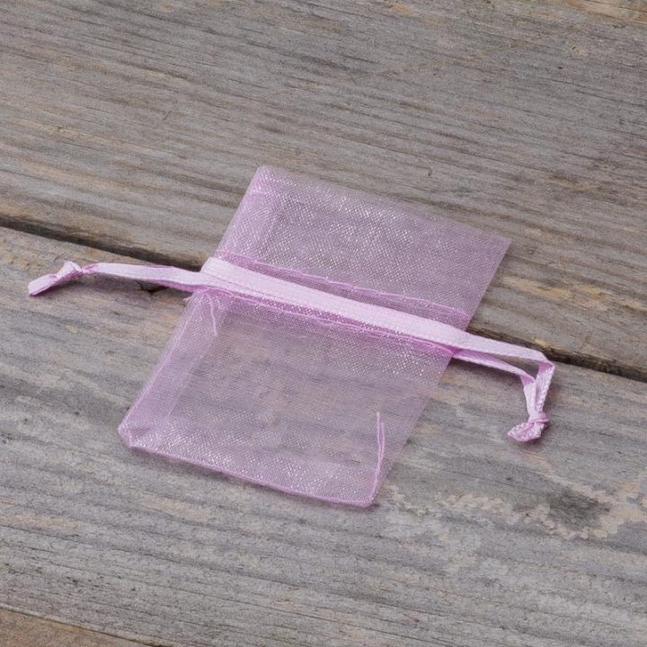 Sacchetti di organza 5 x 7 cm - lilla Lavanda e fragranze essiccate