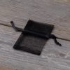 Sacchetti di organza 5 x 7 cm - nero Lavanda e fragranze essiccate