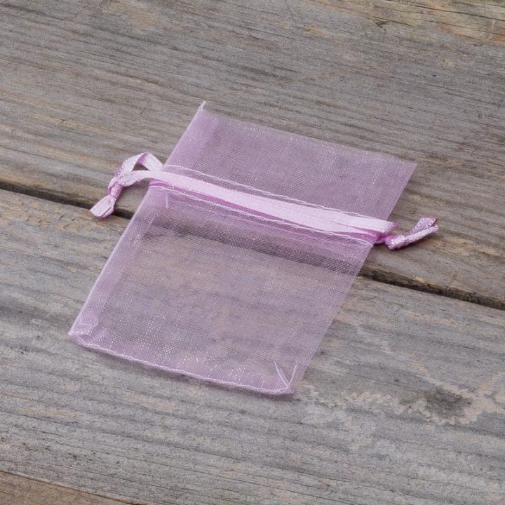 Sacchetti di organza 6 x 8 cm - lilla Sacchetti per lavanda