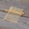 Sacchetti di organza 6 x 8 cm - oro Lavanda e fragranze essiccate