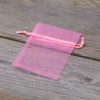 Sacchetti di organza 6 x 8 cm - rosa San Valentino