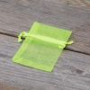 Sacchetti di organza 6 x 8 cm - neon verde Pasqua