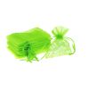 Sacchetti di organza 6 x 8 cm - neon verde Decorazione della tavola