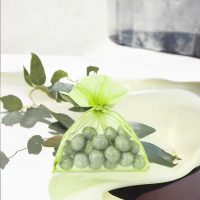 Sacchetti di organza 6 x 8 cm - verde Sacchetti verdi