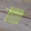 Sacchetti di organza 6 x 8 cm - verde Pasqua