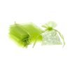 Sacchetti di organza 6 x 8 cm - verde Sacchetti di organza