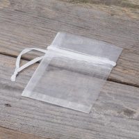 Sacchetti di organza 7 x 9 cm (SDB) - bianco Sacchetti bianchi