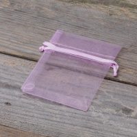Sacchetti di organza 7 x 9 cm - lilla San Valentino
