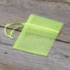 Sacchetti di organza 7 x 9 cm (SDB) - neon verde Lavanda e fragranze essiccate