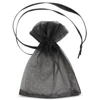 Sacchetti di organza 7 x 9 cm (SDB) - nero Sacchetti piccoli 7x9 cm