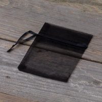 Sacchetti di organza 7 x 9 cm (SDB) - nero Halloween