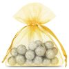 Sacchetti di organza 7 x 9 cm - oro Sacchetti piccoli 7x9 cm