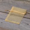Sacchetti di organza 7 x 9 cm - oro Lavanda e fragranze essiccate