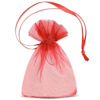 Sacchetti di organza 7 x 9 cm (SDB) - rosso Sacchetti piccoli 7x9 cm