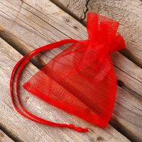 Sacchetti di organza 7 x 9 cm (SDB) - rosso Sacchetti rossi