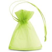 Sacchetti di organza 7 x 9 cm (SDB) - verde Sacchetti piccoli 7x9 cm