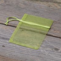 Sacchetti di organza 7 x 9 cm (SDB) - verde Sacchetti di organza