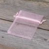Sacchetti di organza 7x9 cm - rosa chiaro San Valentino