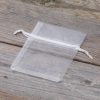 Sacchetti di organza 8 x 10 cm - bianco Regali per gli invitati