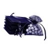Sacchetti di organza 8 x 10 cm - blu scuro Regali per gli invitati