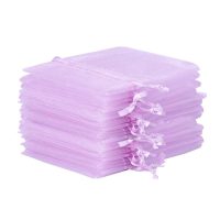 Sacchetti di organza 8 x 10 cm - lilla Sacchetti per lavanda