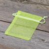 Sacchetti di organza 8 x 10 cm - neon verde Lavanda e fragranze essiccate