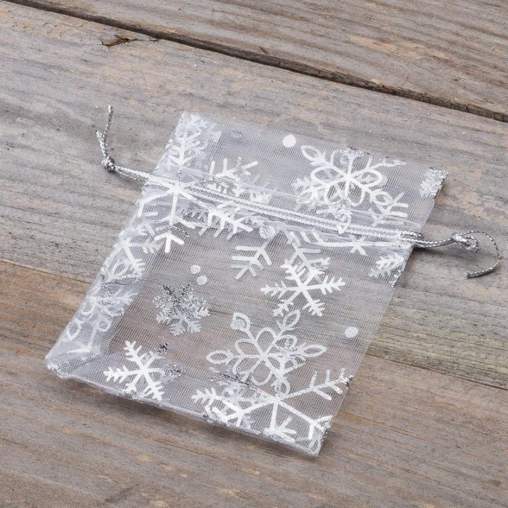 Sacchetti di organza 8 x 10 cm - Natale / 2 Feste e occasioni speciali