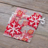 Sacchetti di organza 9 x 12 cm - Natale / 1 Tutti i prodotti