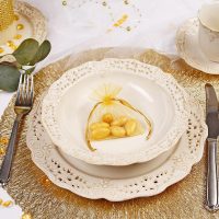 Sacchetti di organza 9 x 12 cm - oro Sacchetti piccoli