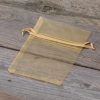 Sacchetti di organza 9 x 12 cm - oro Decorazione della tavola