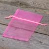 Sacchetti di organza 9 x 12 cm - rosa Sacchetti occasionali