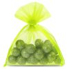 Sacchetti di organza 9 x 12 cm - neon verde Sacchetti verdi