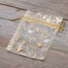 Sacchetti di organza 9 x 12 cm - Natale / 8 Applicazione