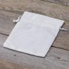 Sacchetti di velluto 12 x 15 cm - bianco Baby Shower