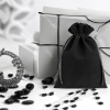 Sacchetti di velluto 12 x 15 cm - nero Sacchetti medi