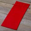 Sacchetti di velluto 16 x 37 cm - rosso Sacchetto di Natale