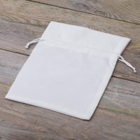 Sacchetti di velluto 18 x 24 cm - bianco Sacchetti bianchi