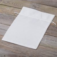 Sacchetti di velluto 26 x 35 cm - bianco Sacchetti bianchi