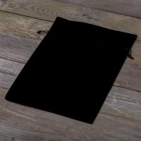 Sacchetti di velluto 26 x 35 cm - nero Saco grandi 26x35 cm