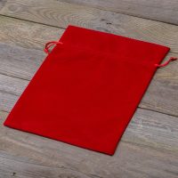 Sacchetti di velluto 26 x 35 cm - rosso Sacchetti rossi