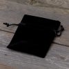 Sacchetti di velluto 8 x 10 cm - nero Sacchetti neri