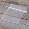Sacchetti in organza 10 x 13 cm - bianco Baby Shower