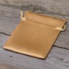 Sacchetti in raso 10 x 13 cm - oro Candele